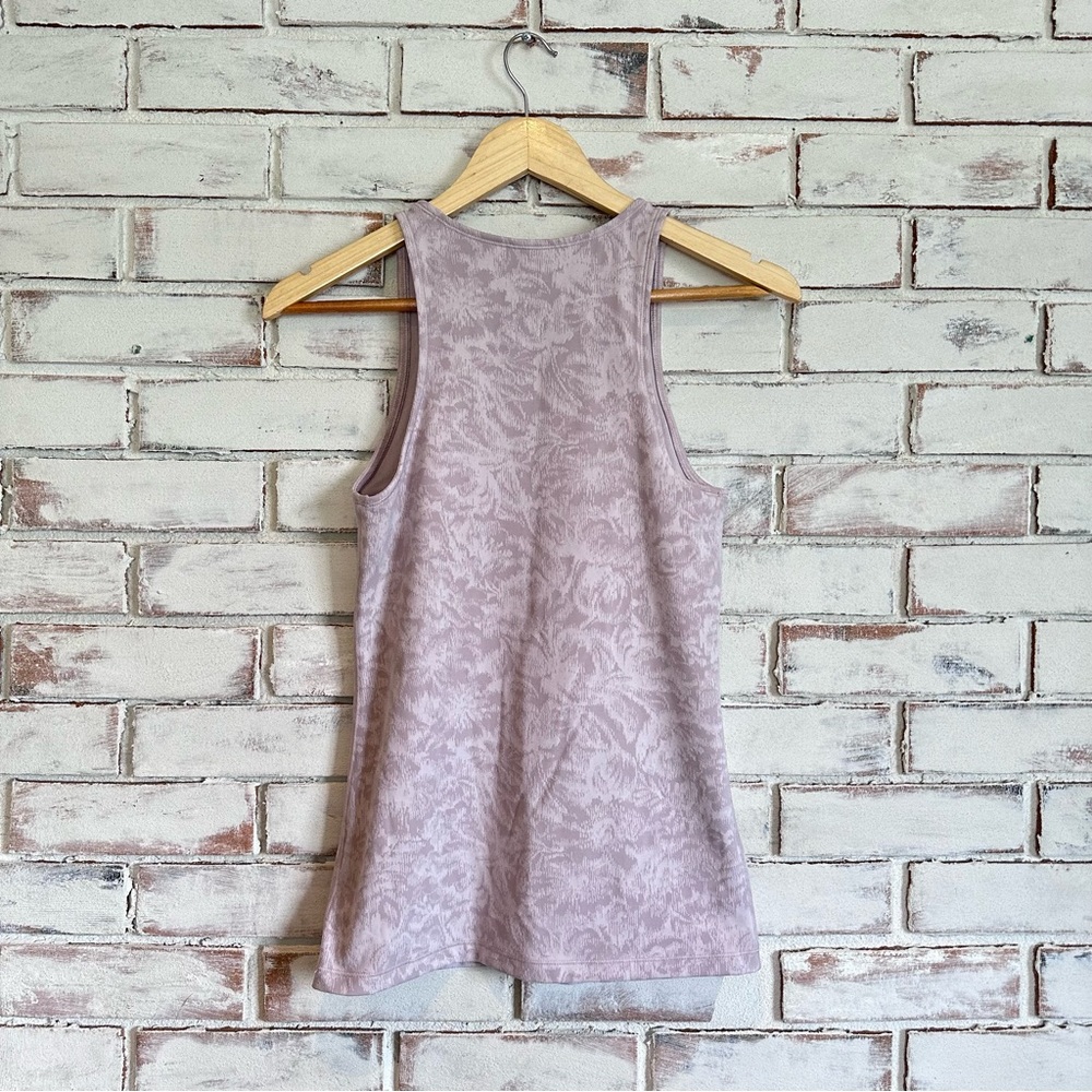 Athleta frosted floral scoop neck tank top size small - Picture 6 of 7